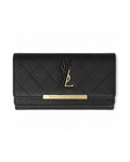 Yves Saint Laurent Quilted Long Wallet