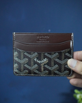 Goyard Card Holder - leather finish