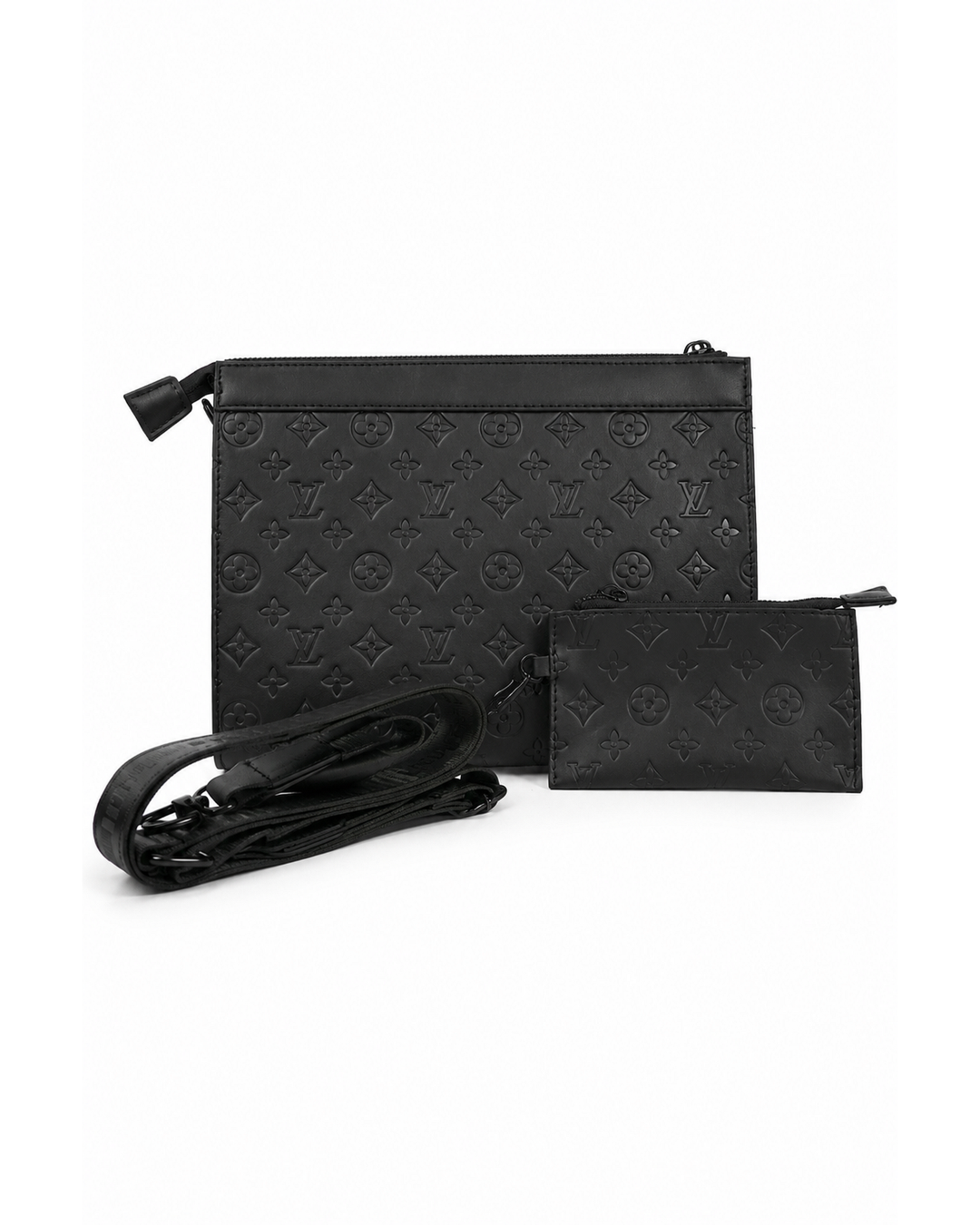 LV Monogram Crossbody Pouch Set