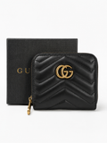 Gucci Marmont Zip Around Wallet – Black