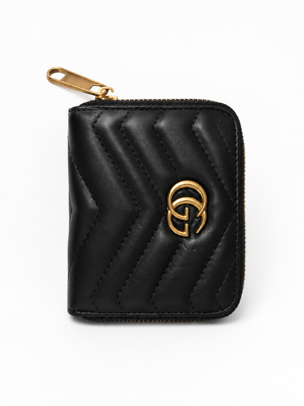 Gucci Marmont Zip Around Wallet – Black