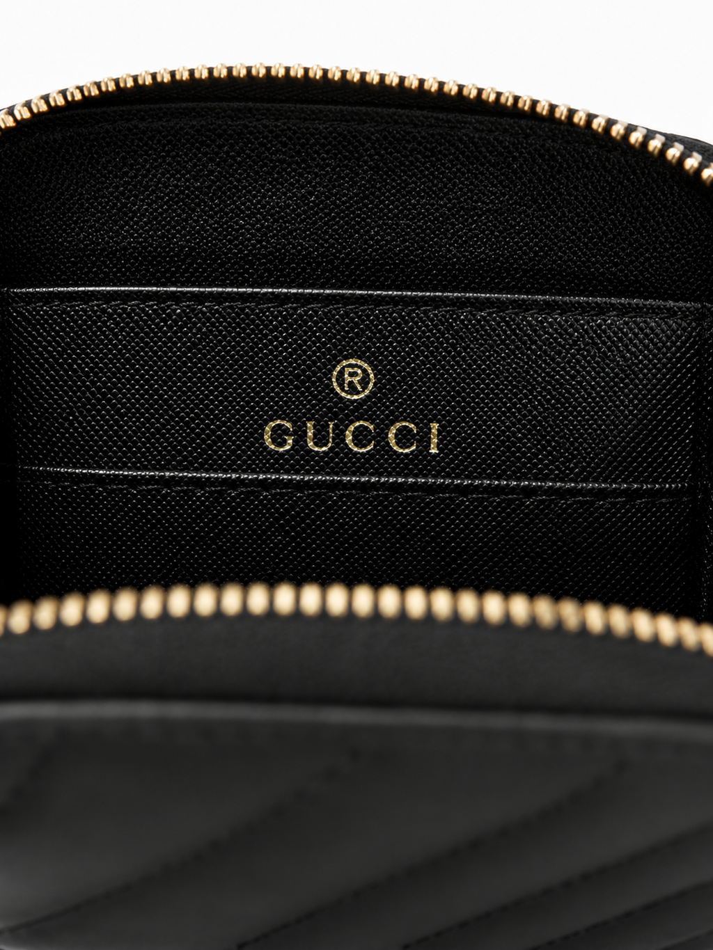 Gucci Marmont Zip Around Wallet – Black