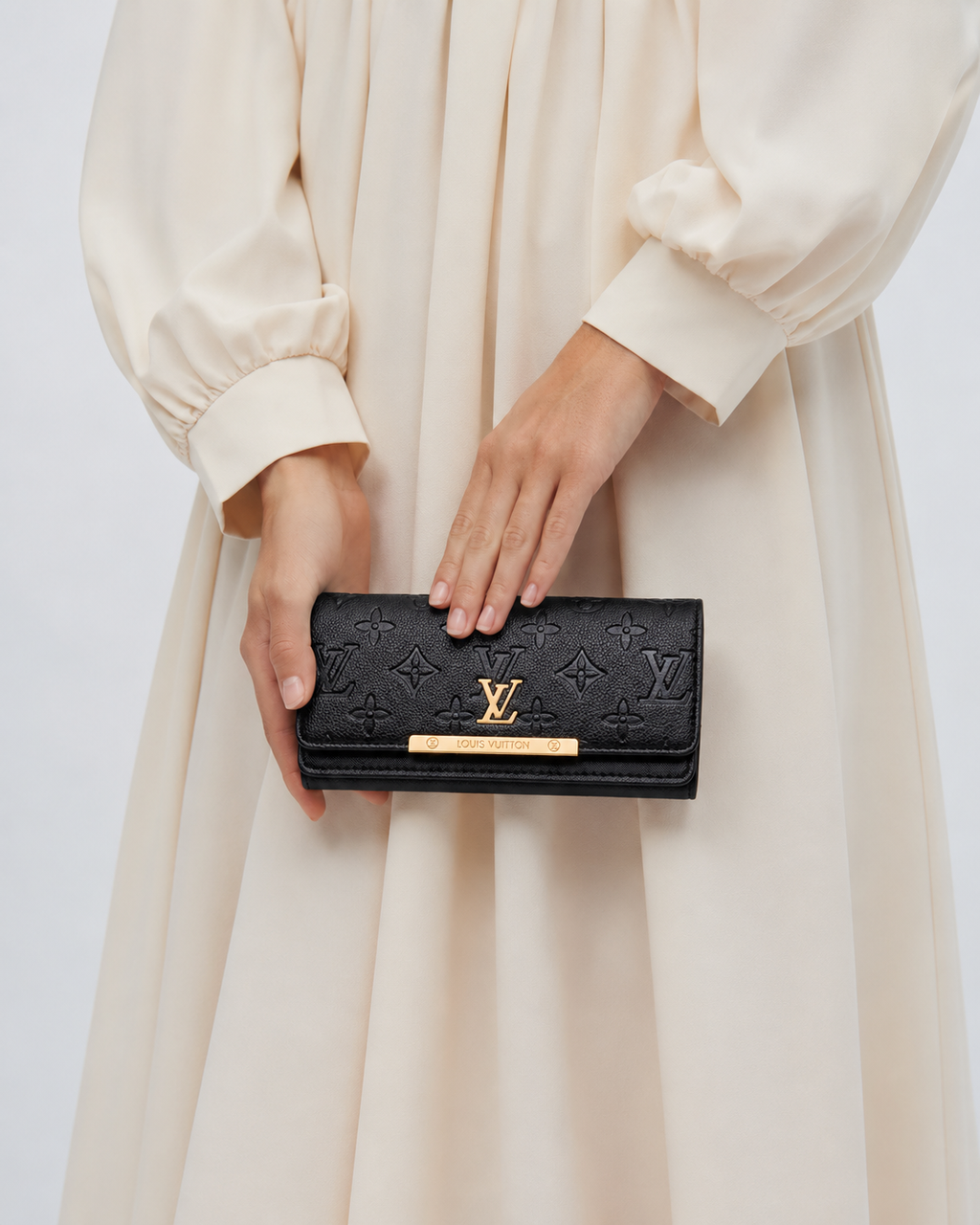 Louis Vuitton Long Wallet - Black (Leather)