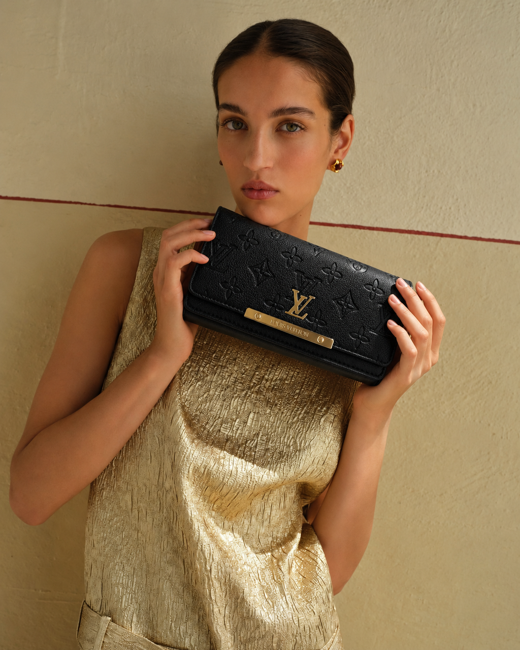 Louis Vuitton Long Wallet - Black (Leather)