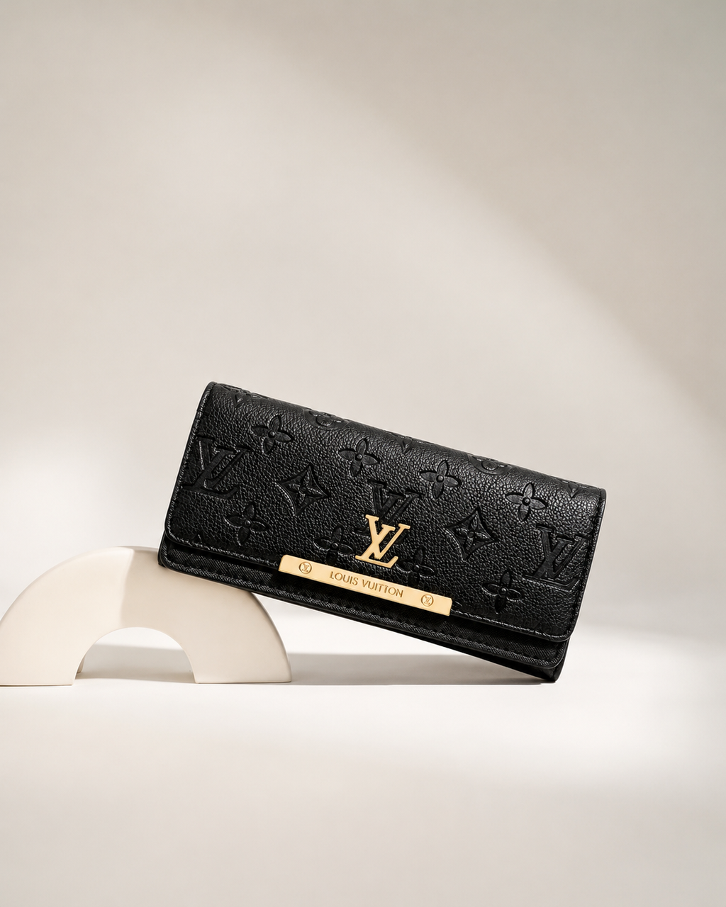 Louis Vuitton Long Wallet - Black (Leather)