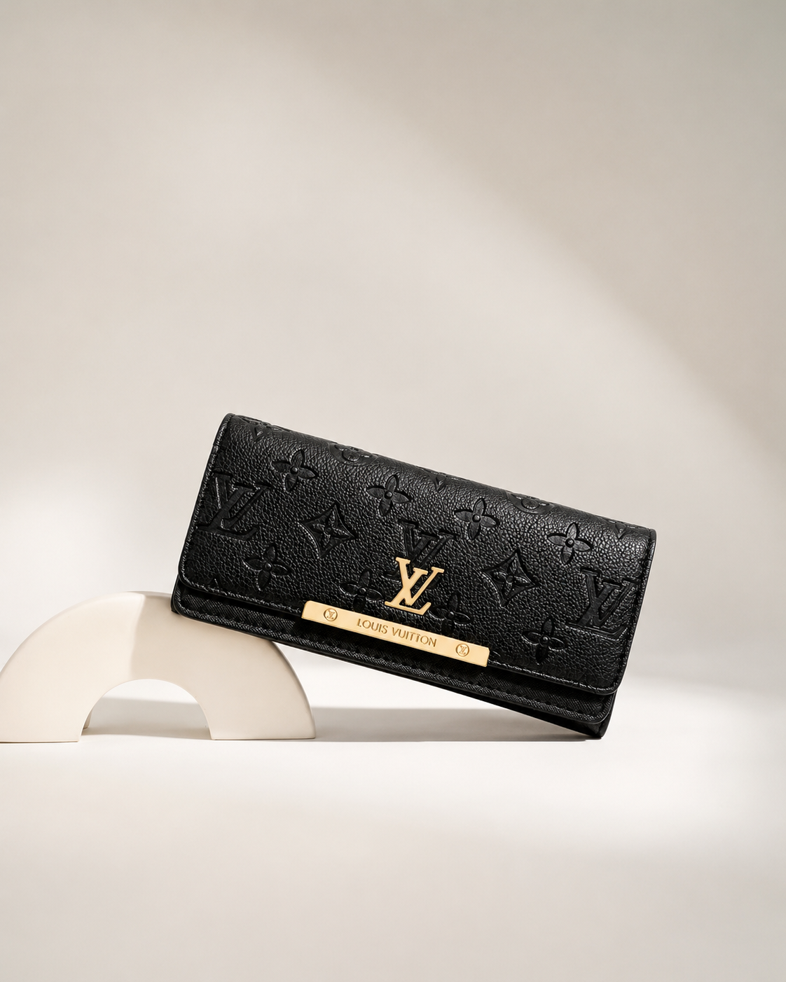 Louis Vuitton Long Wallet - Black (Leather)