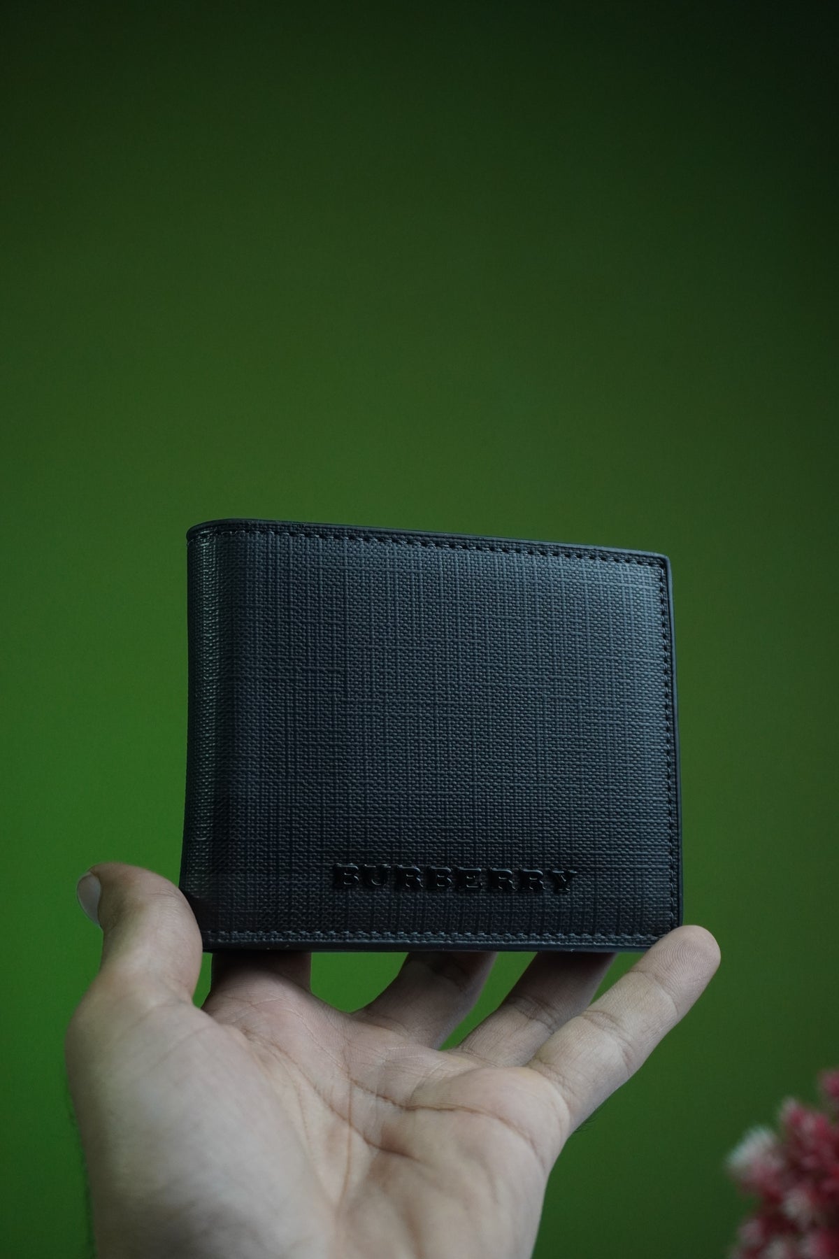 Burberry Men Textured Wallet
