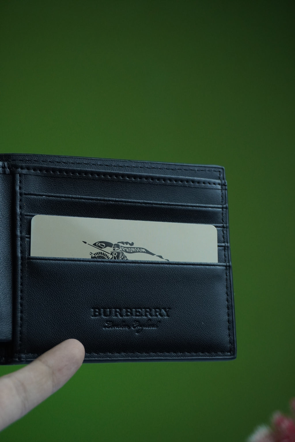 Burberry Men Textured Wallet
