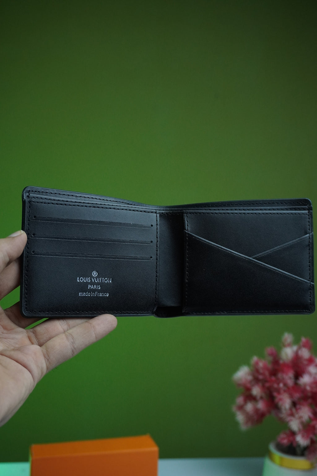 LOUIS VUITTON EMBOSSED COMPACT WALLET