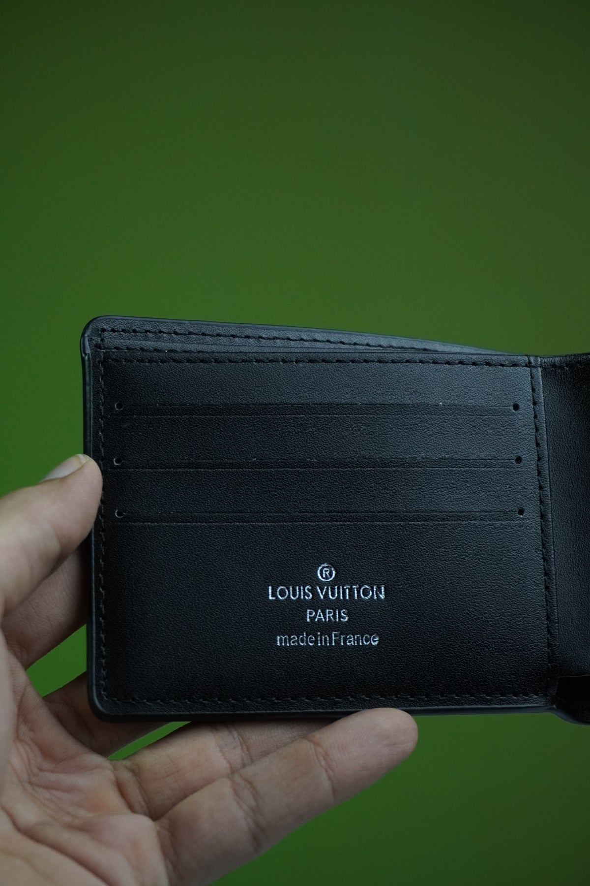 LOUIS VUITTON EMBOSSED COMPACT WALLET