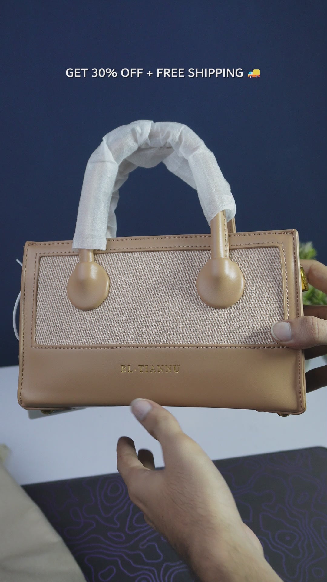 BL·TIANNU Structured Mini Handbag